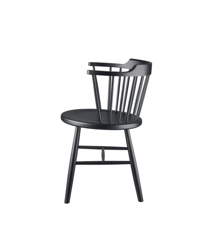 Silla J18, Beech black painted FDB Møbler