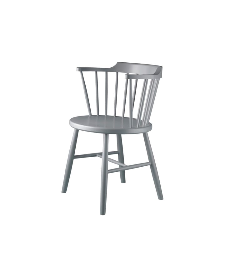 Silla J18, Beech light grey painted FDB Møbler