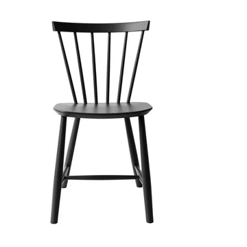 Silla J46 - Beech black painted - FDB Møbler