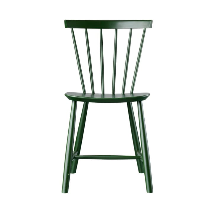 Silla J46 - Beech bottle green painted - FDB Møbler