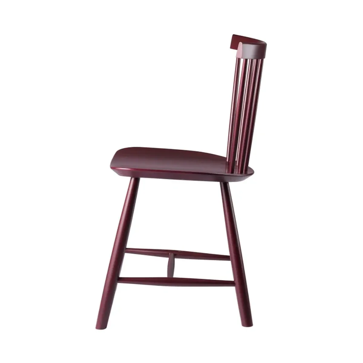 Silla J46, Negro rojo FDB Møbler