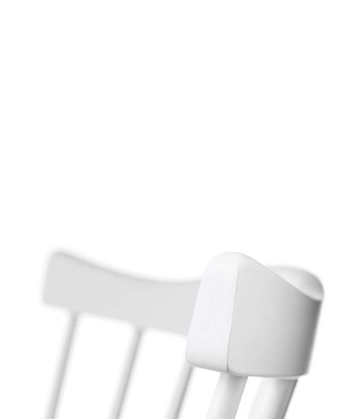 Silla J52B, Beech white painted FDB Møbler