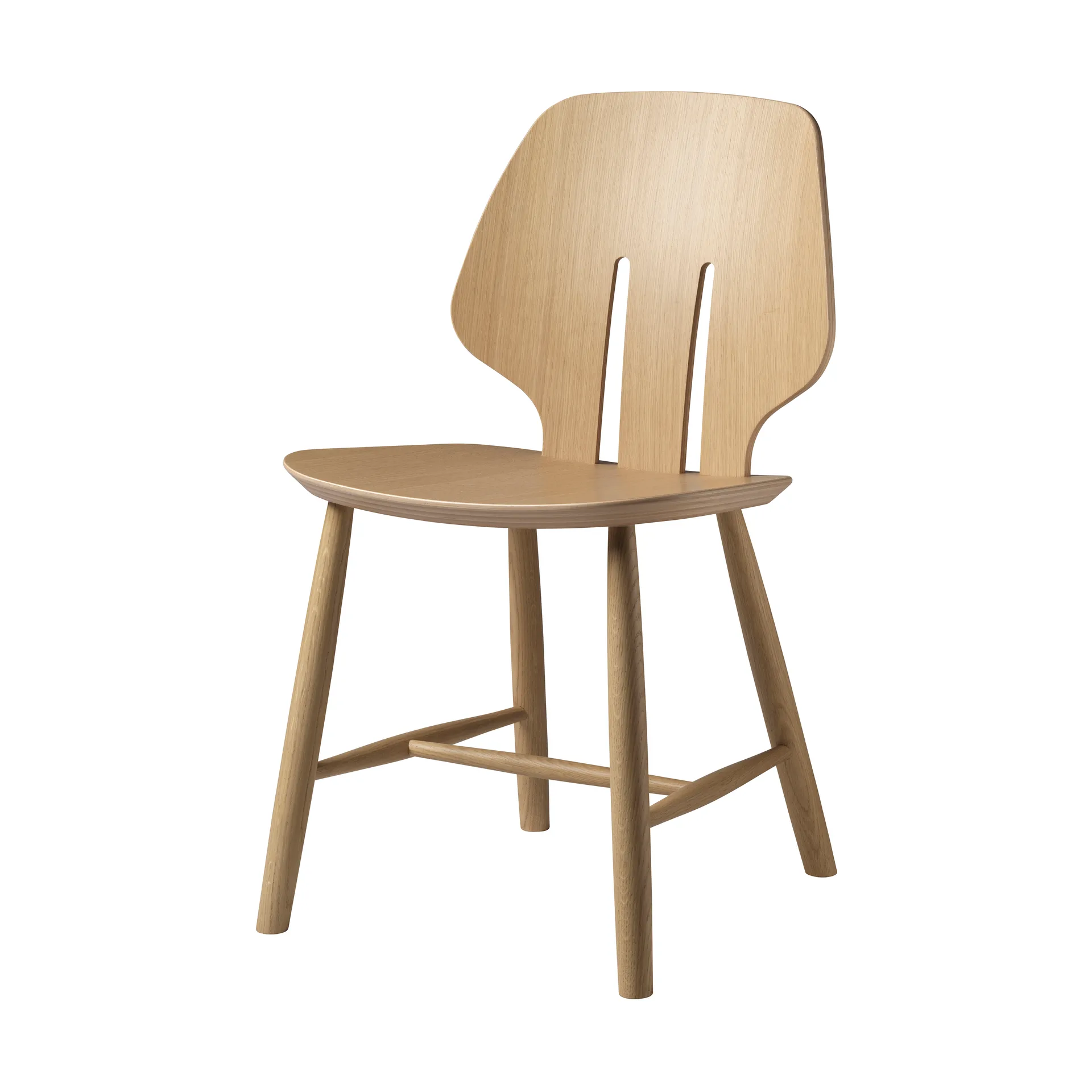 Silla J67, Oak Nature Lacquered waterbased FDB Møbler