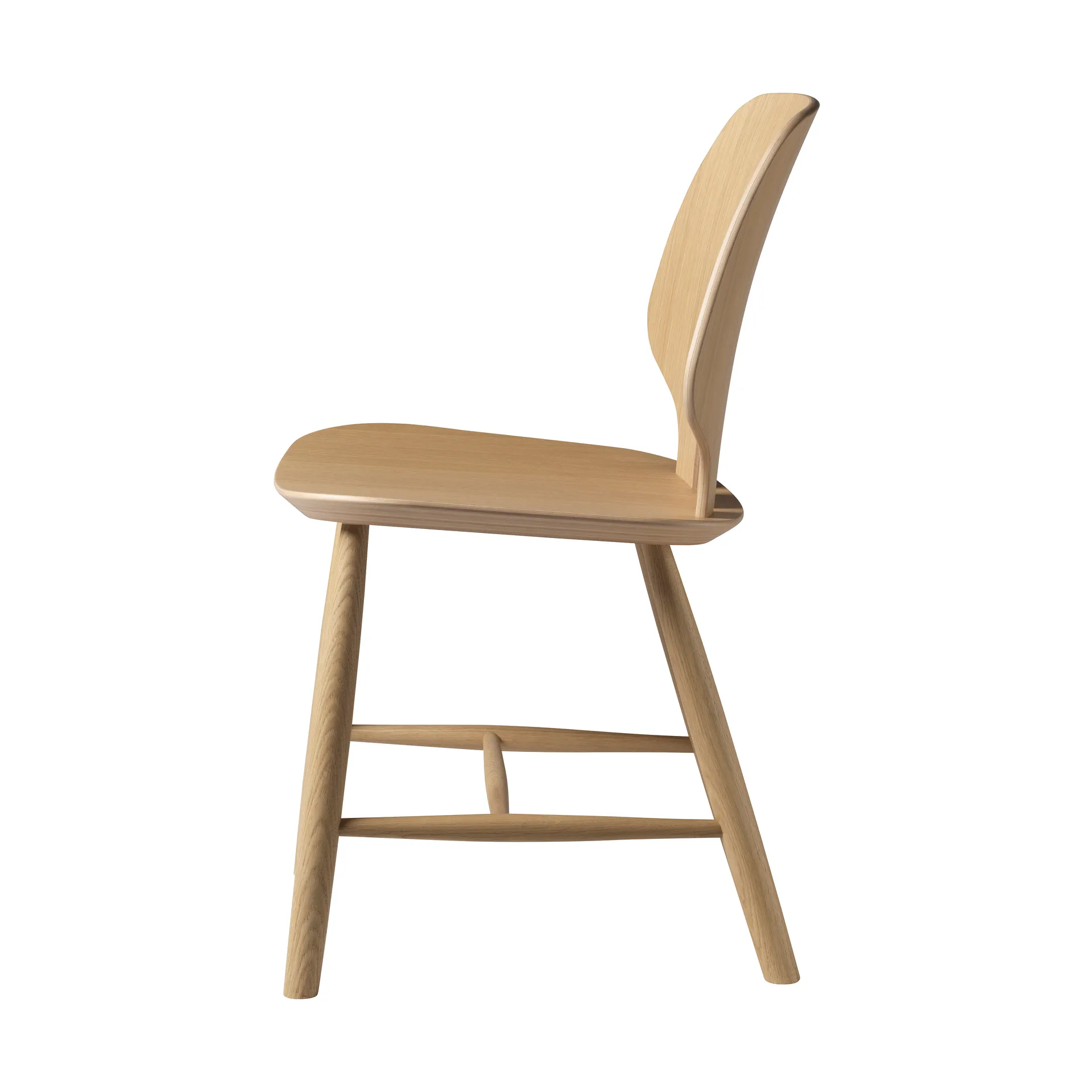 Silla J67, Oak Nature Lacquered waterbased FDB Møbler