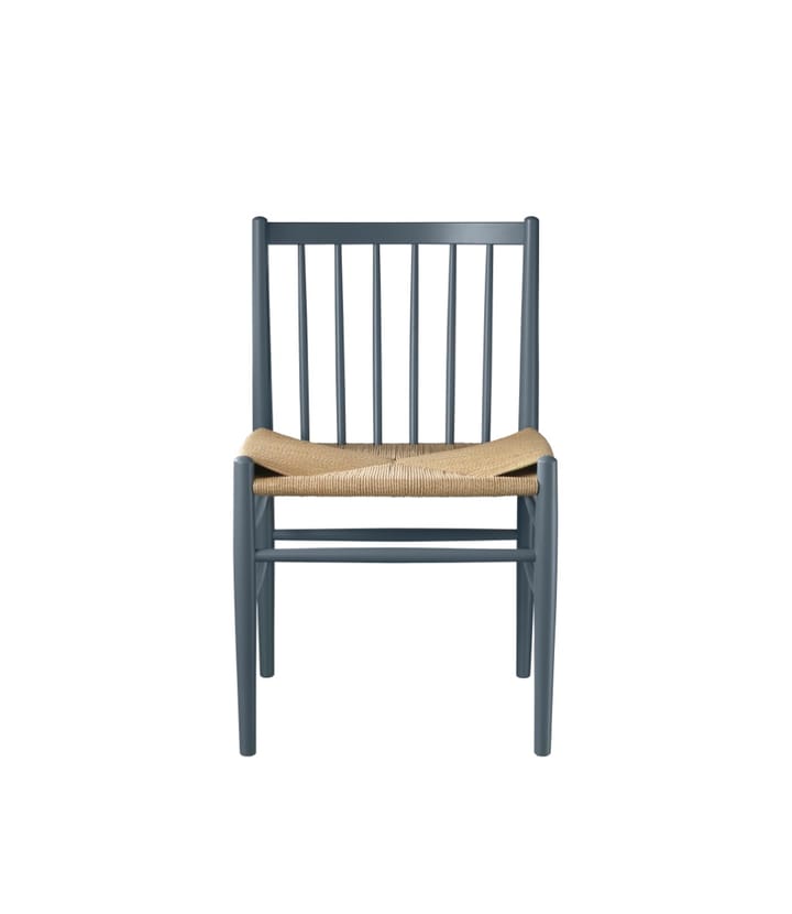 Silla J80 - Beech blue grey painted-nature - FDB Møbler