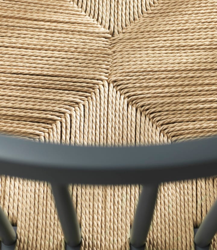 Silla J80, Beech blue grey painted-nature FDB Møbler