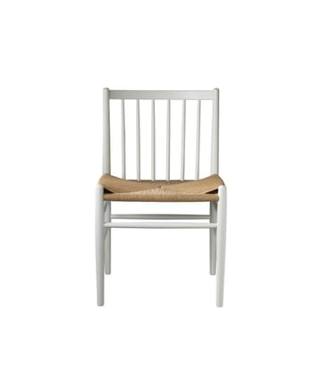 Silla J80 - Beech white painted-nature - FDB Møbler