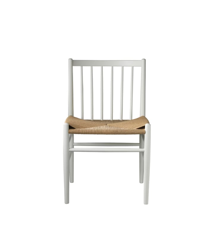 Silla J80 - Beech white painted-nature - FDB Møbler