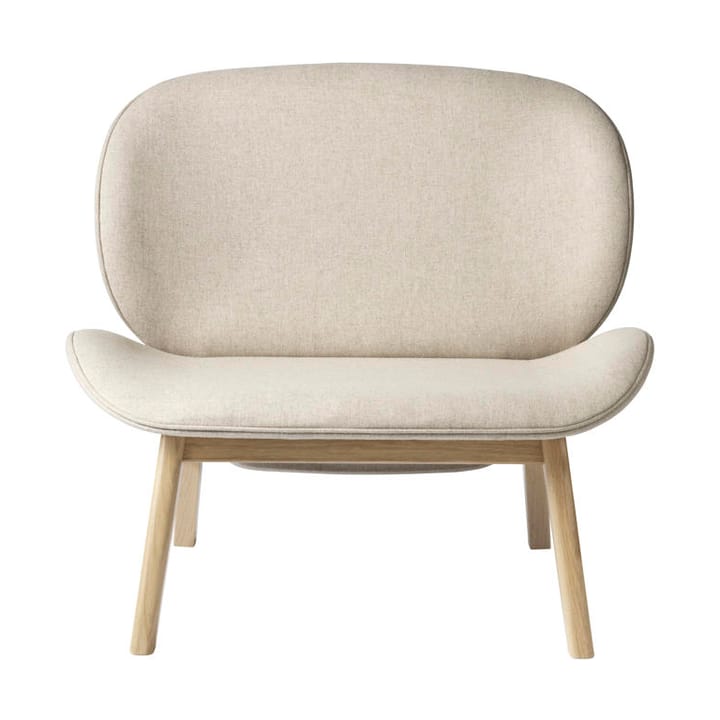Silla lounge L32 Suru, Oak nature lacquered-beige FDB Møbler