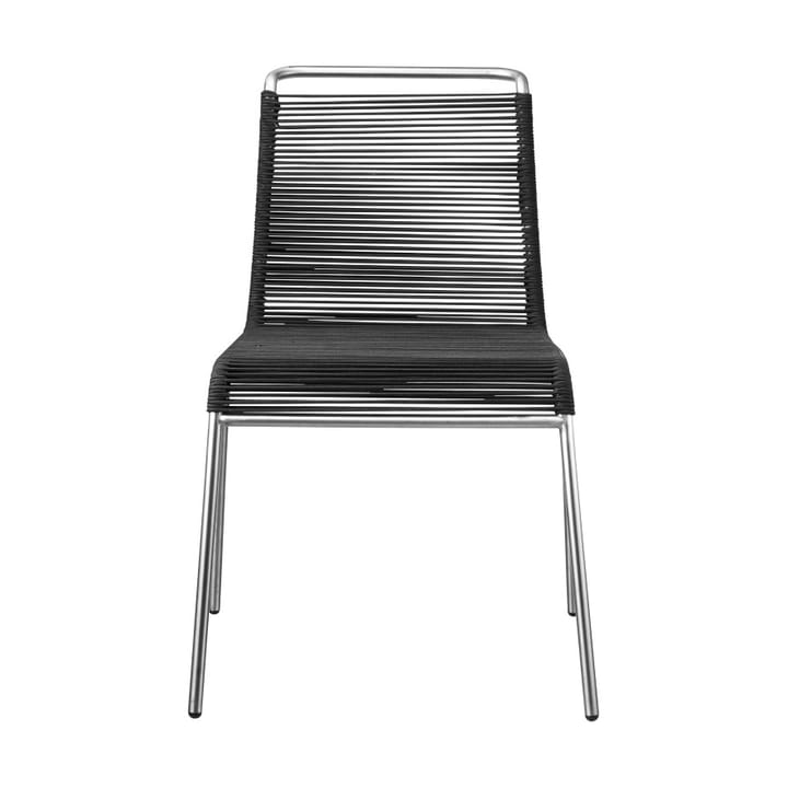 Silla M20 Teglgård Cord Chair - Black-stainless steel - FDB Møbler