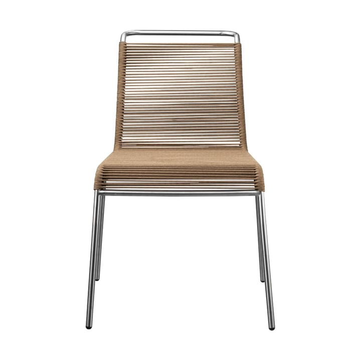 Silla M20 Teglgård Cord Chair - Brown mixed-stainless steel - FDB Møbler