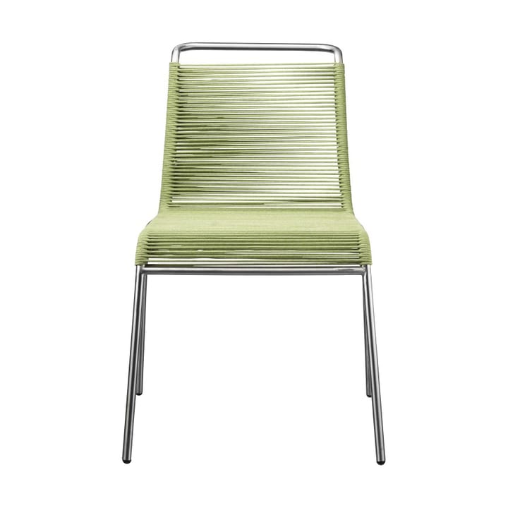 Silla M20 Teglgård Cord Chair - Green mixed-stainless steel - FDB Møbler