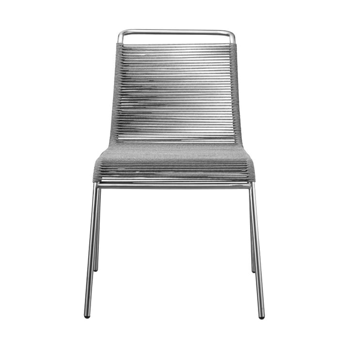 Silla M20 Teglgård Cord Chair - Light grey mixed-stainless steel - FDB Møbler