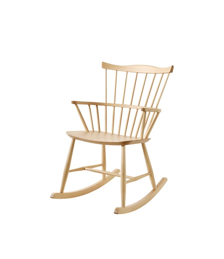 Silla mecedora J52G, Beech nature lacquered FDB Møbler