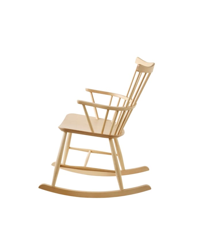 Silla mecedora J52G, Beech nature lacquered FDB Møbler