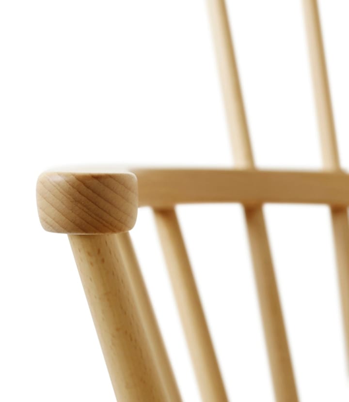 Silla mecedora J52G, Beech nature lacquered FDB Møbler