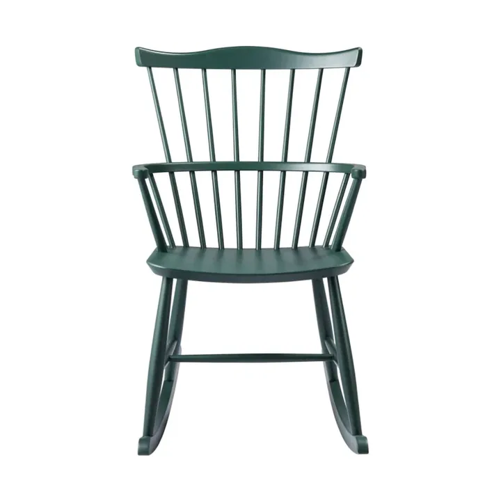 Silla mecedora J52G - Black green - FDB Møbler