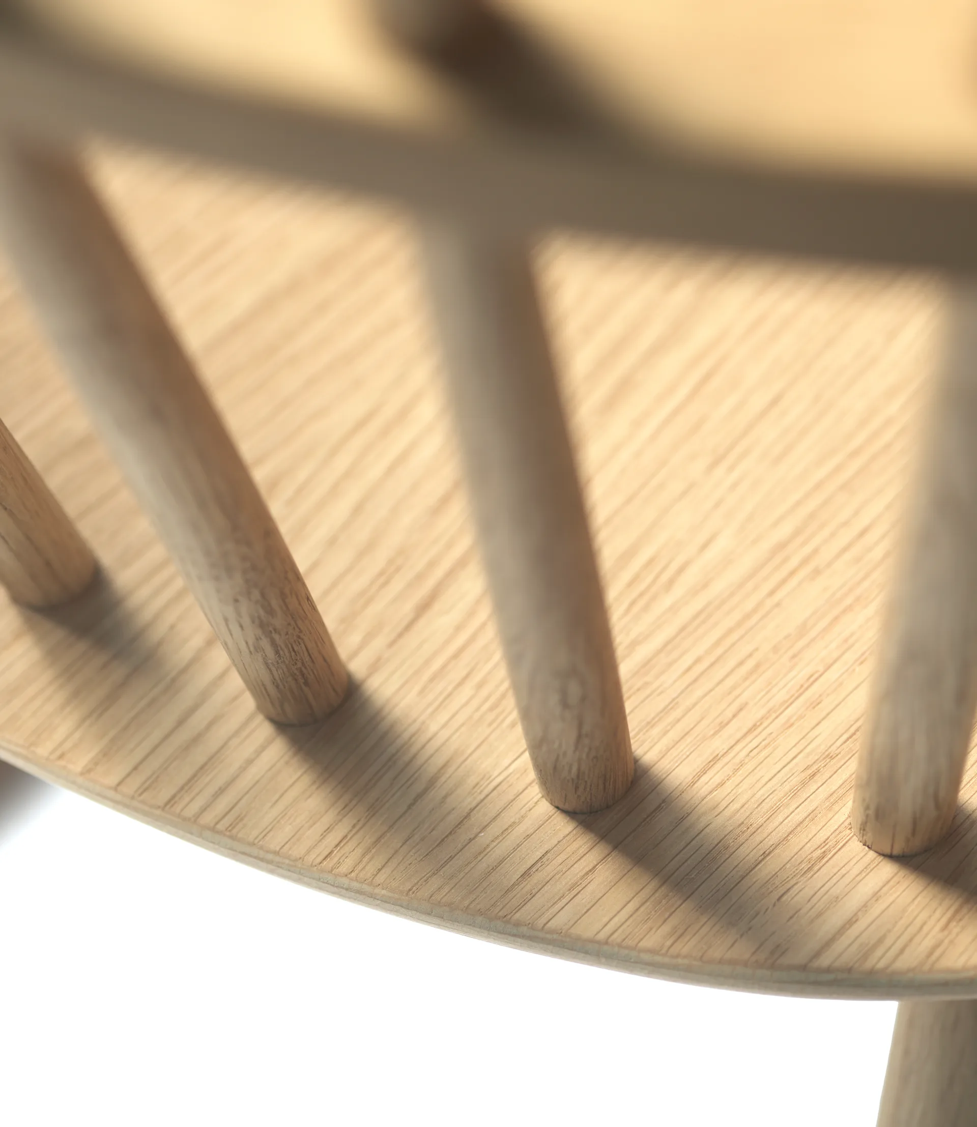 Silla mecedora J52G, Roble natural con aceite FDB Møbler