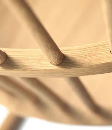 Silla mecedora J52G - Roble natural con aceite - FDB Møbler