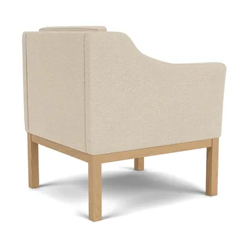 Sillón con reposabrazos L46 MK155 easy chair - Roble lacado-tela beige - FDB Møbler