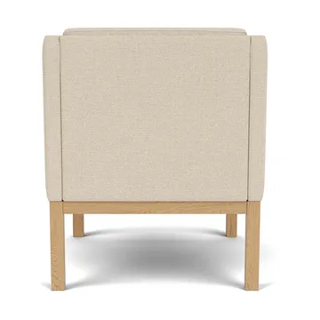 Sillón con reposabrazos L46 MK155 easy chair - Roble lacado-tela beige - FDB Møbler