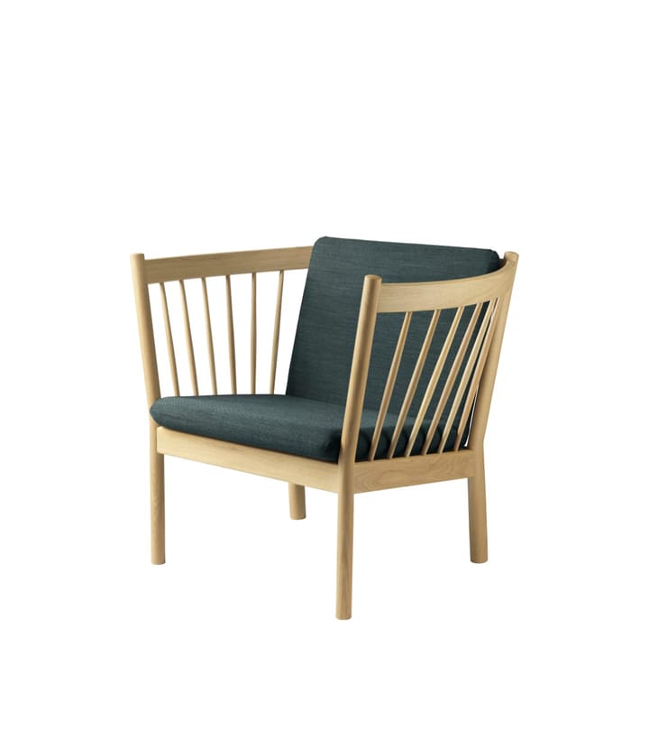 Sillón J146, Oak nature lacquered-dark green FDB Møbler