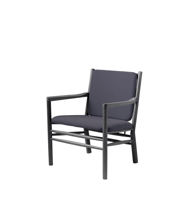 Sillón J147, Oak black painted-dark blue FDB Møbler