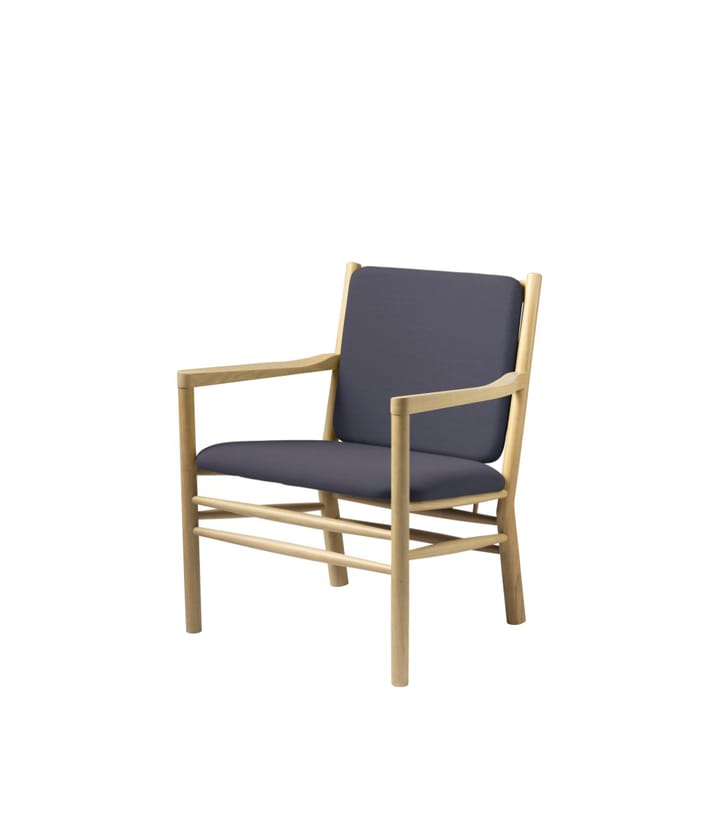Sillón J147, Oak nature lacquered-dark blue FDB Møbler