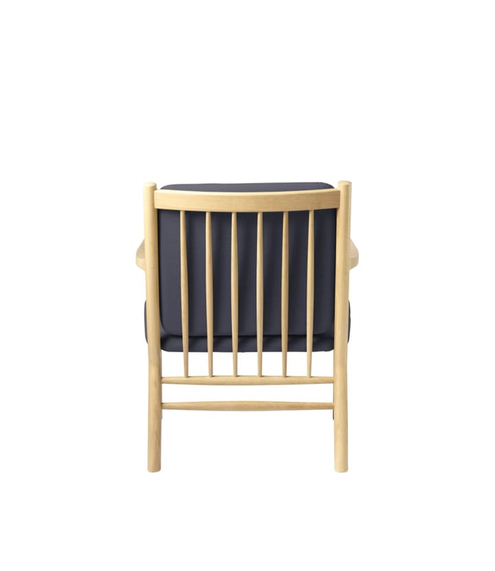 Sillón J147, Oak nature lacquered-dark blue FDB Møbler