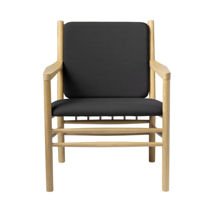 Sillón J147 - Oak nature lacquered-dark grey - FDB Møbler