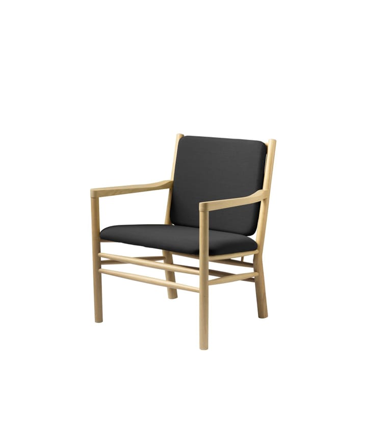 Sillón J147, Oak nature lacquered-dark grey FDB Møbler