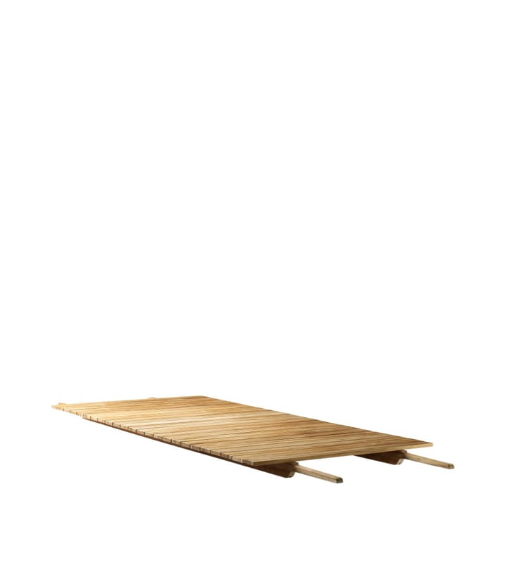 Tablero extensible M4 Sammen Central Plate M2/M3, 90x185 cm teak non treated FDB Møbler