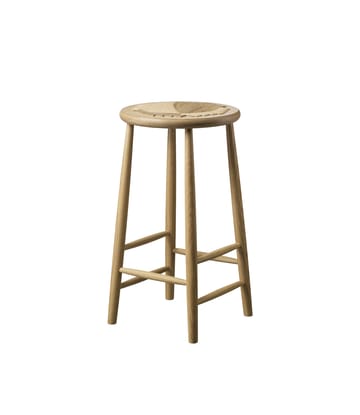 Taburete alto J165C 65 cm - Oak nature lacquered-nature - FDB Møbler