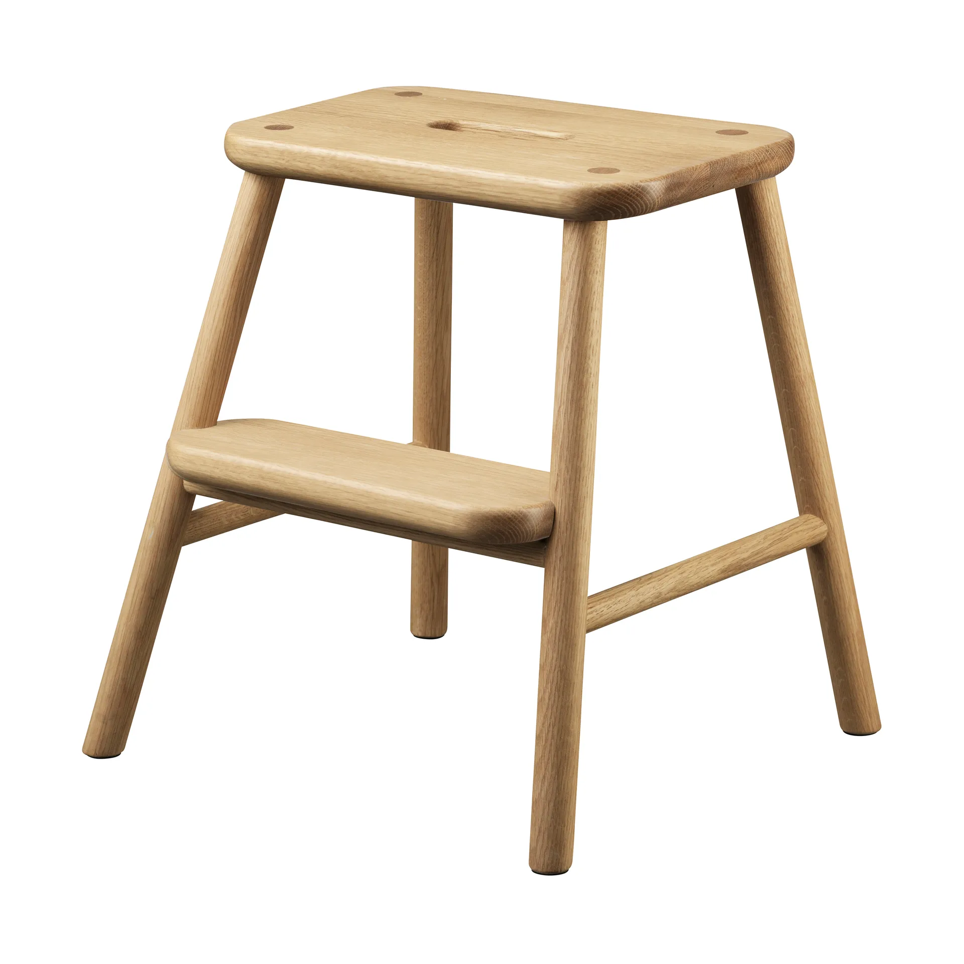 Taburete con escalón J180 Sønderup, Oak nature oiled FDB Møbler