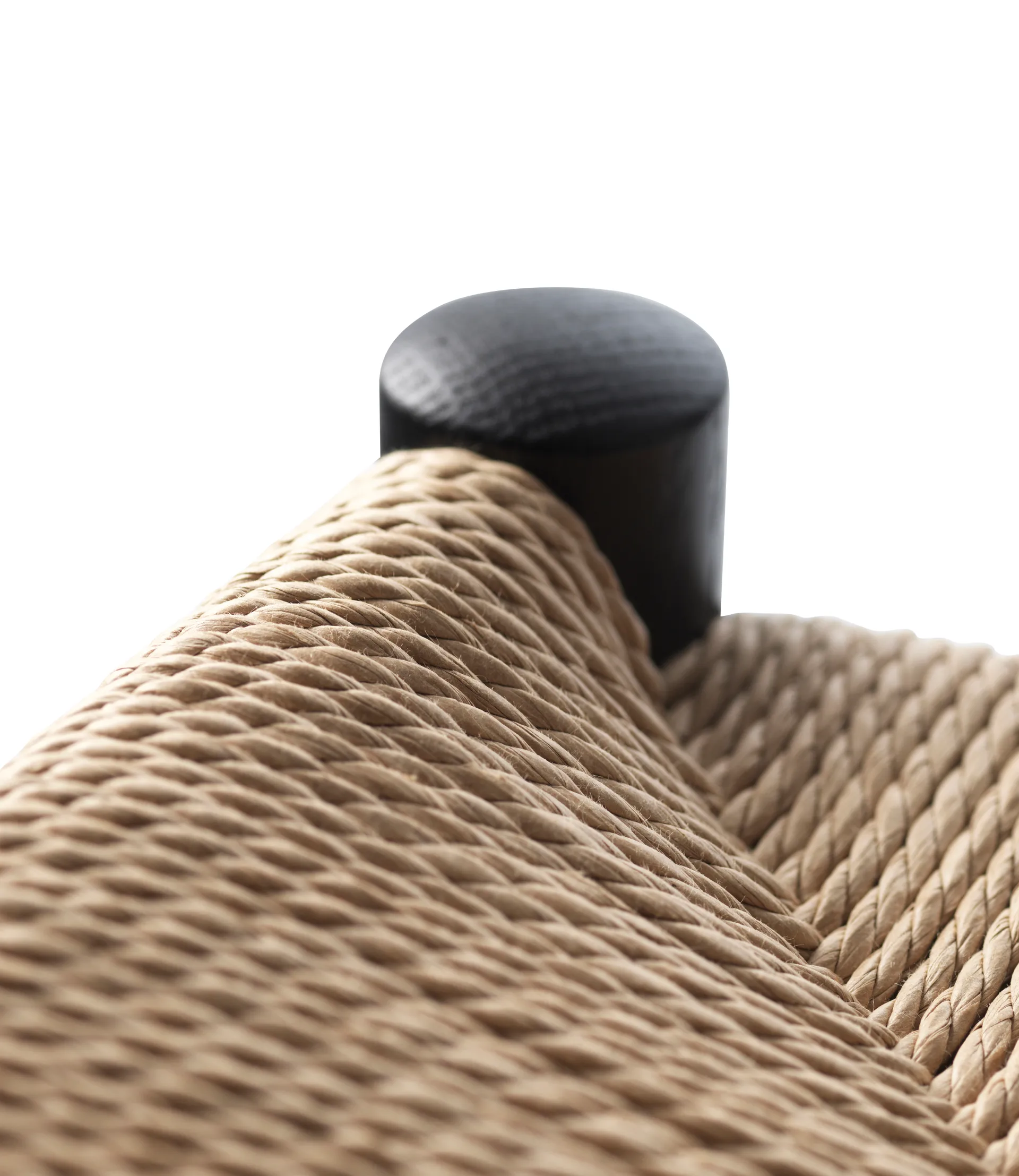 Taburete de bar J164C Counter Squared, Oak black painted-nature FDB Møbler