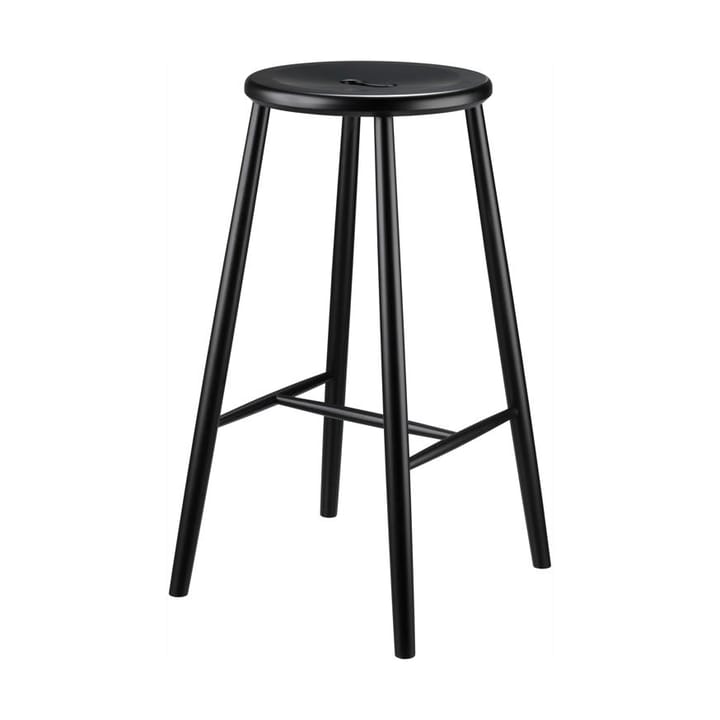 Taburete de bar J27B - Beech black painted - FDB Møbler