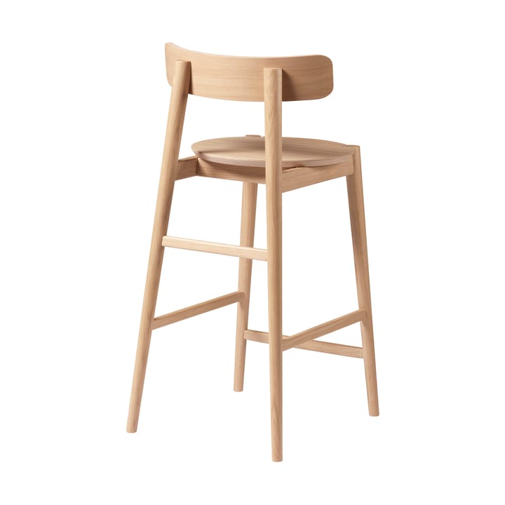 Taburete J185 Øst 65 cm, Oak nature lacquered FDB Møbler