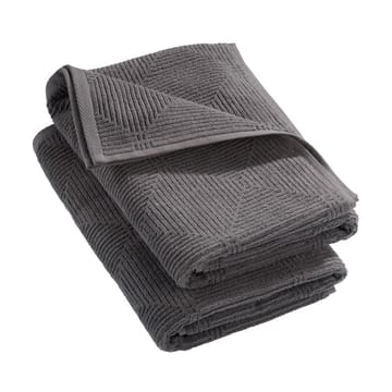 Toalla de baño R33 Kirkeby 2-pack - Granite gray - FDB Møbler