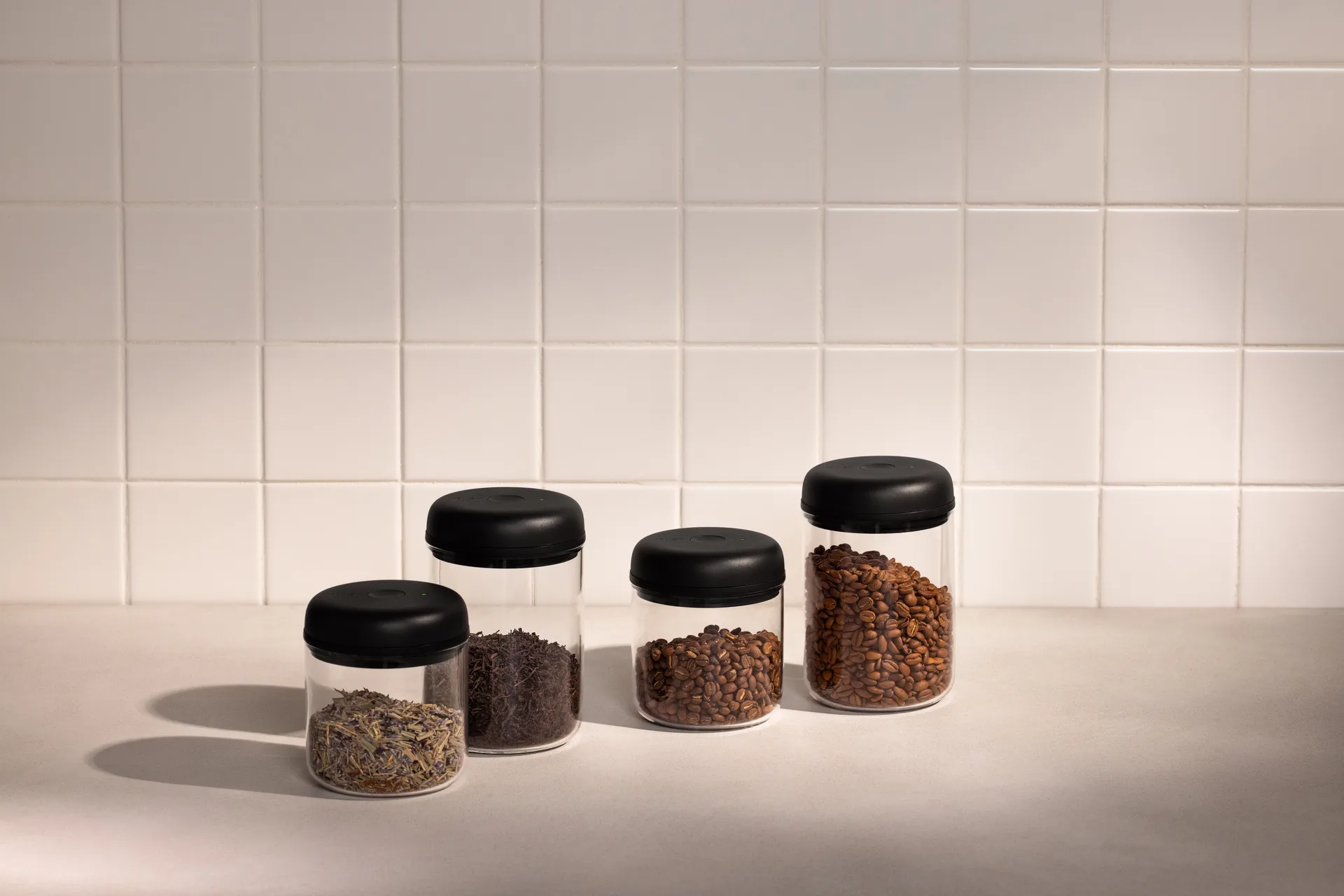 Envase al vacío eléctrico Atmos 1,2 L, Clear glass Fellow