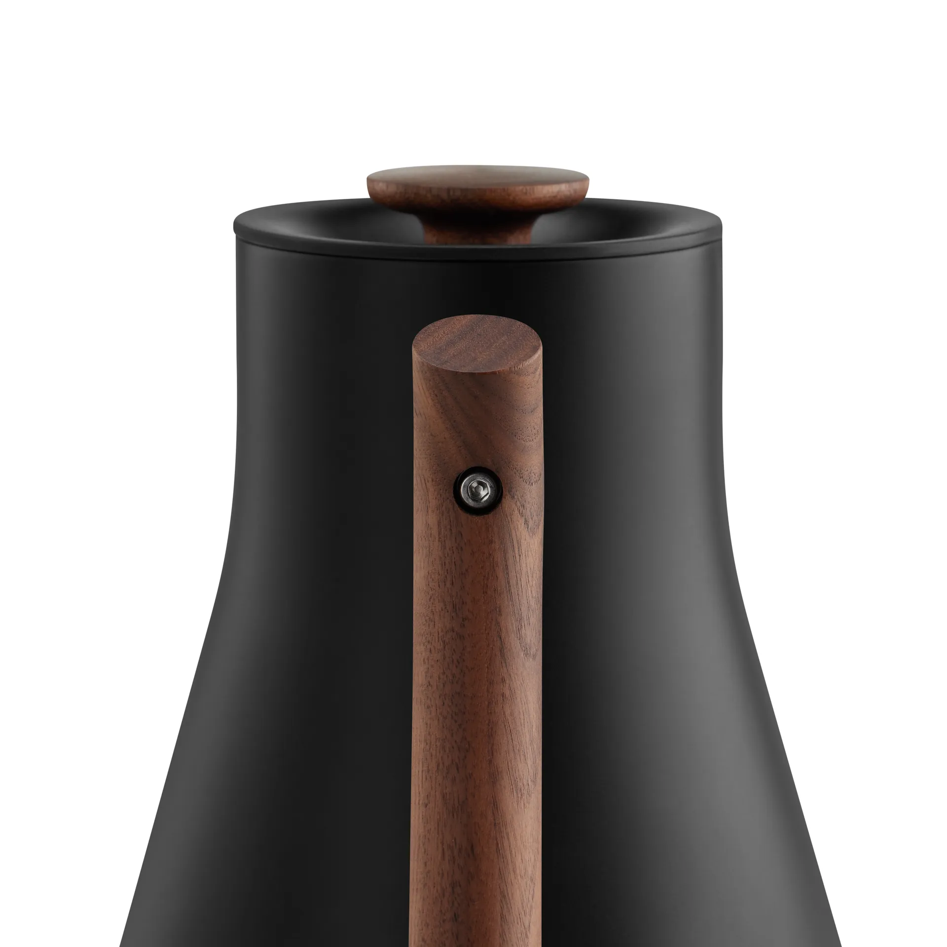Hervidor de agua Corvo EKG Pro con temperatura variable 90 cl, Matte black-walnut Fellow