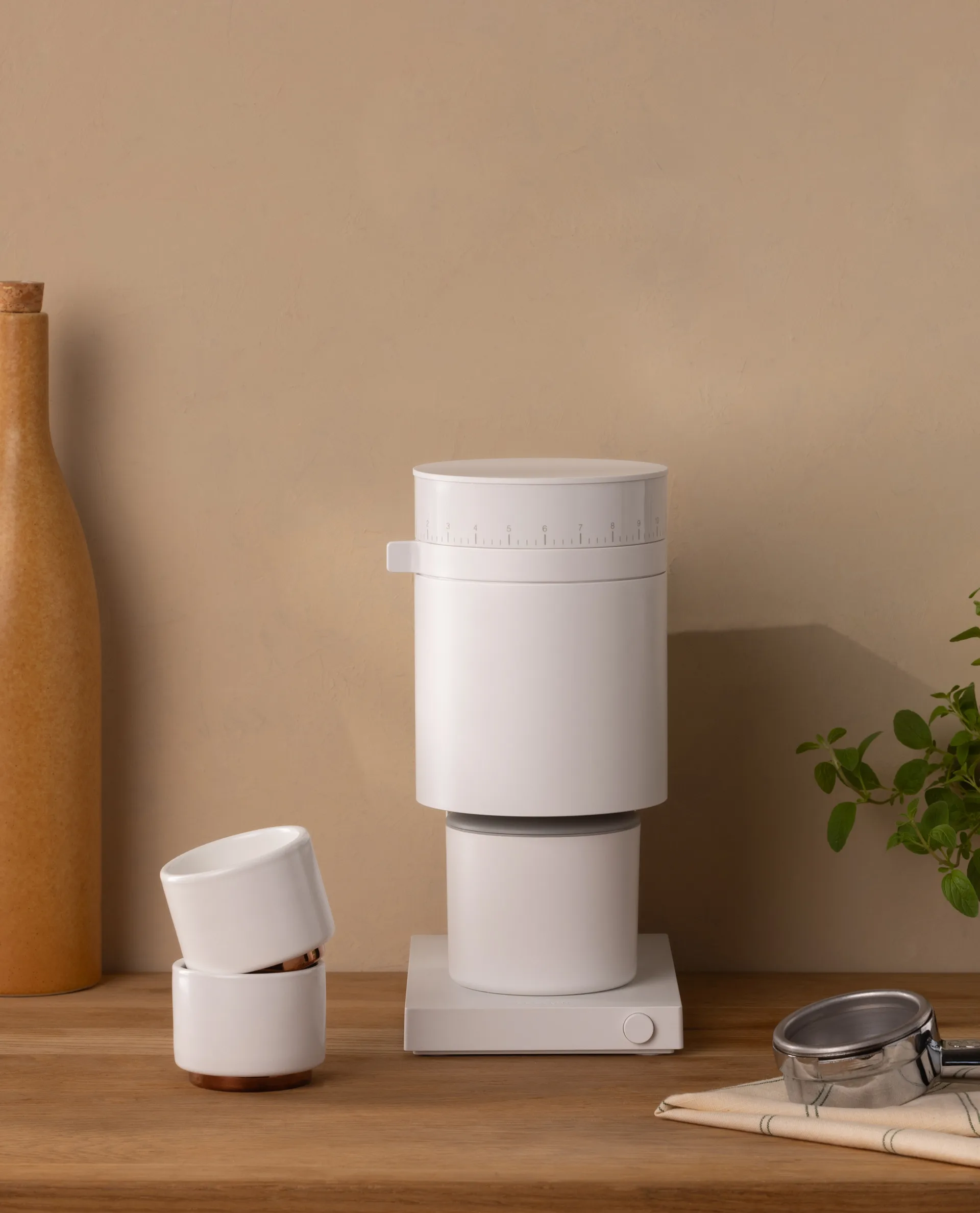 Molinillo de café eléctrico Opus Conical Burr, Matte white Fellow