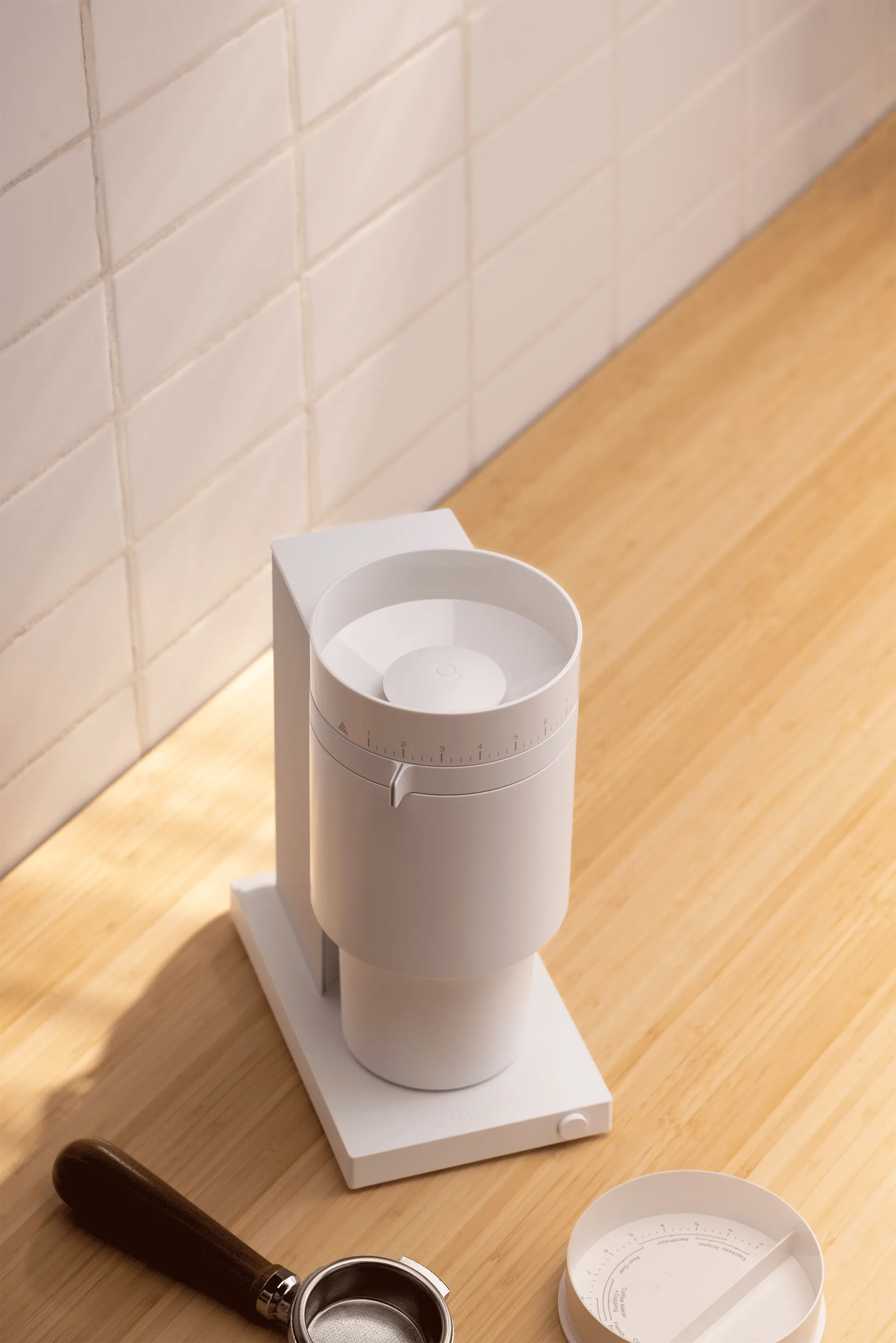 Molinillo de café eléctrico Opus Conical Burr, Matte white Fellow