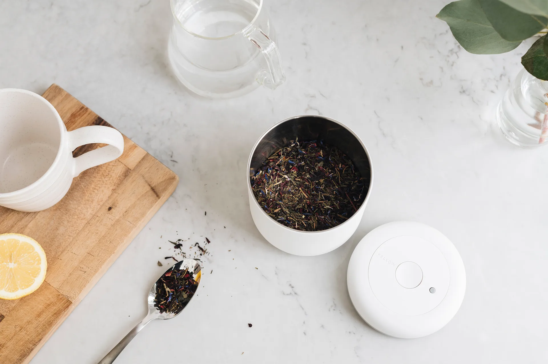 Recipiente al vacío Atmos 0.7 L, Matte white Fellow