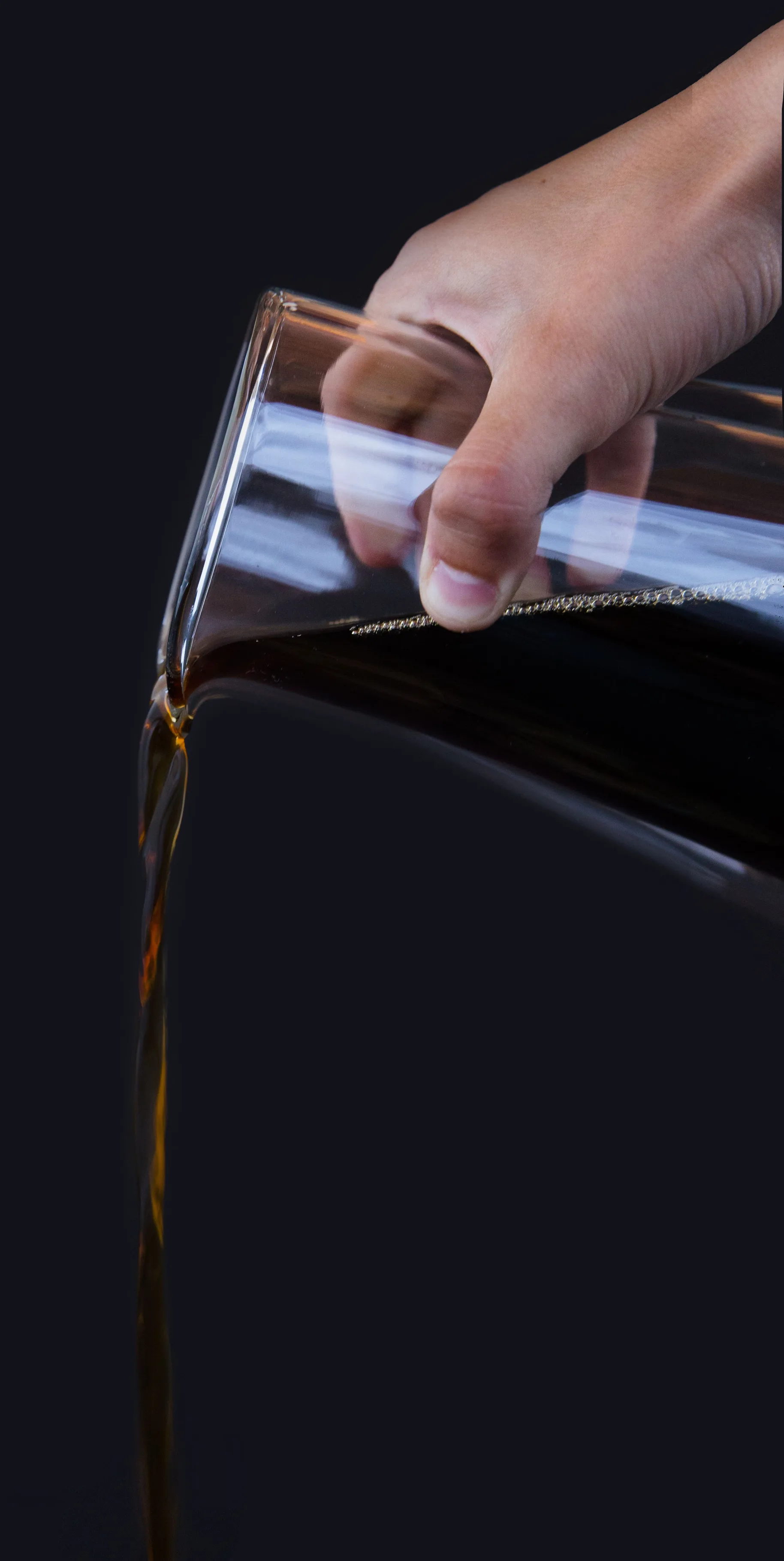 Set de pour-over Stagg XF, Matte black-clear glass Fellow