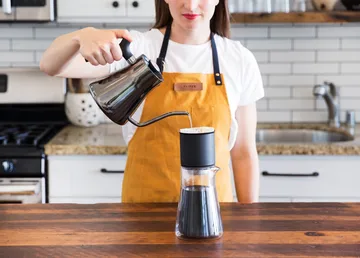 Set de pour-over Stagg XF - Matte black-clear glass - Fellow