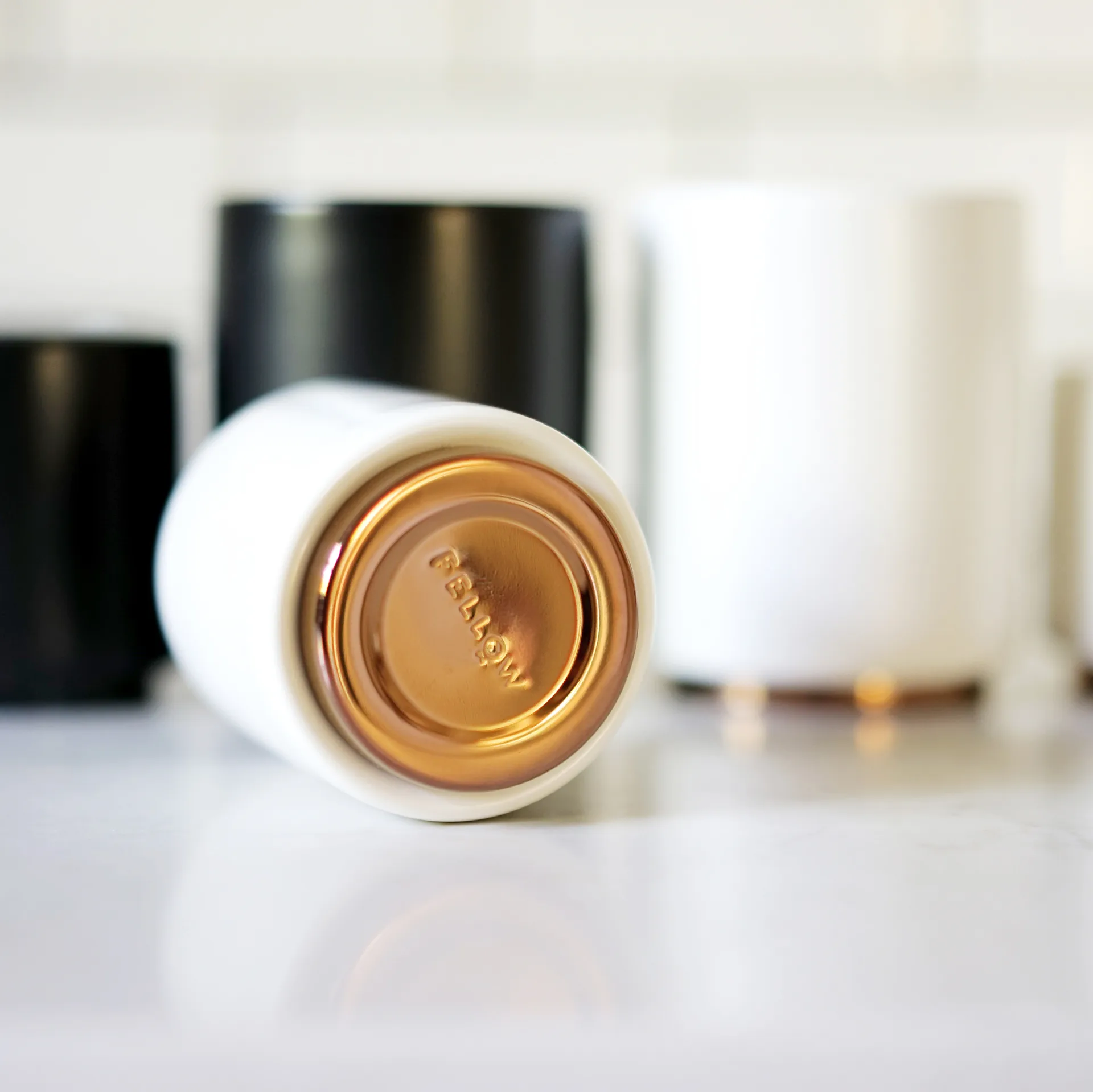 Taza de cappuccino Monty Milk Arts 19,2 cl, White Fellow