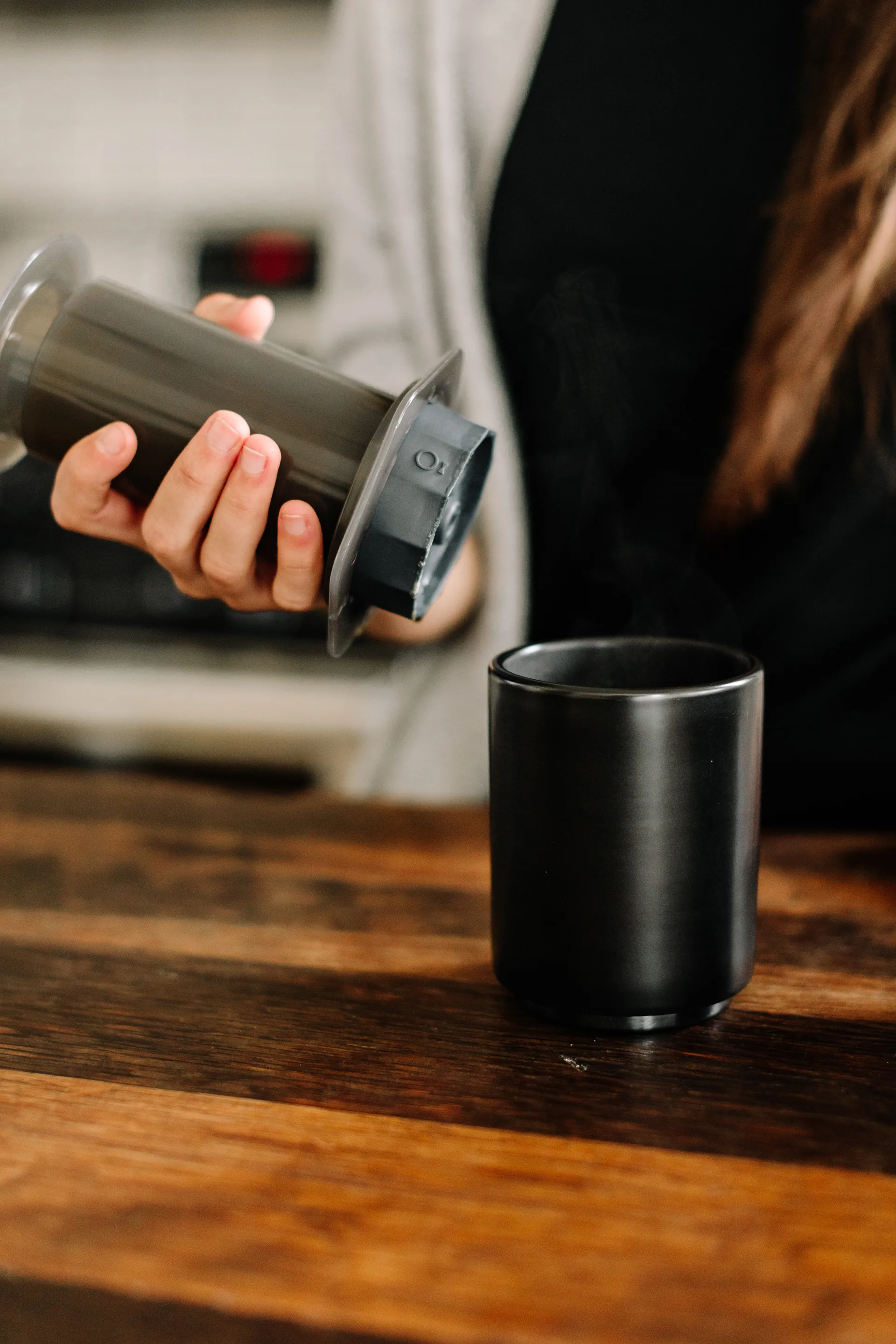 Taza de latte Monty Milk Arts 32,5 cl, Black Fellow