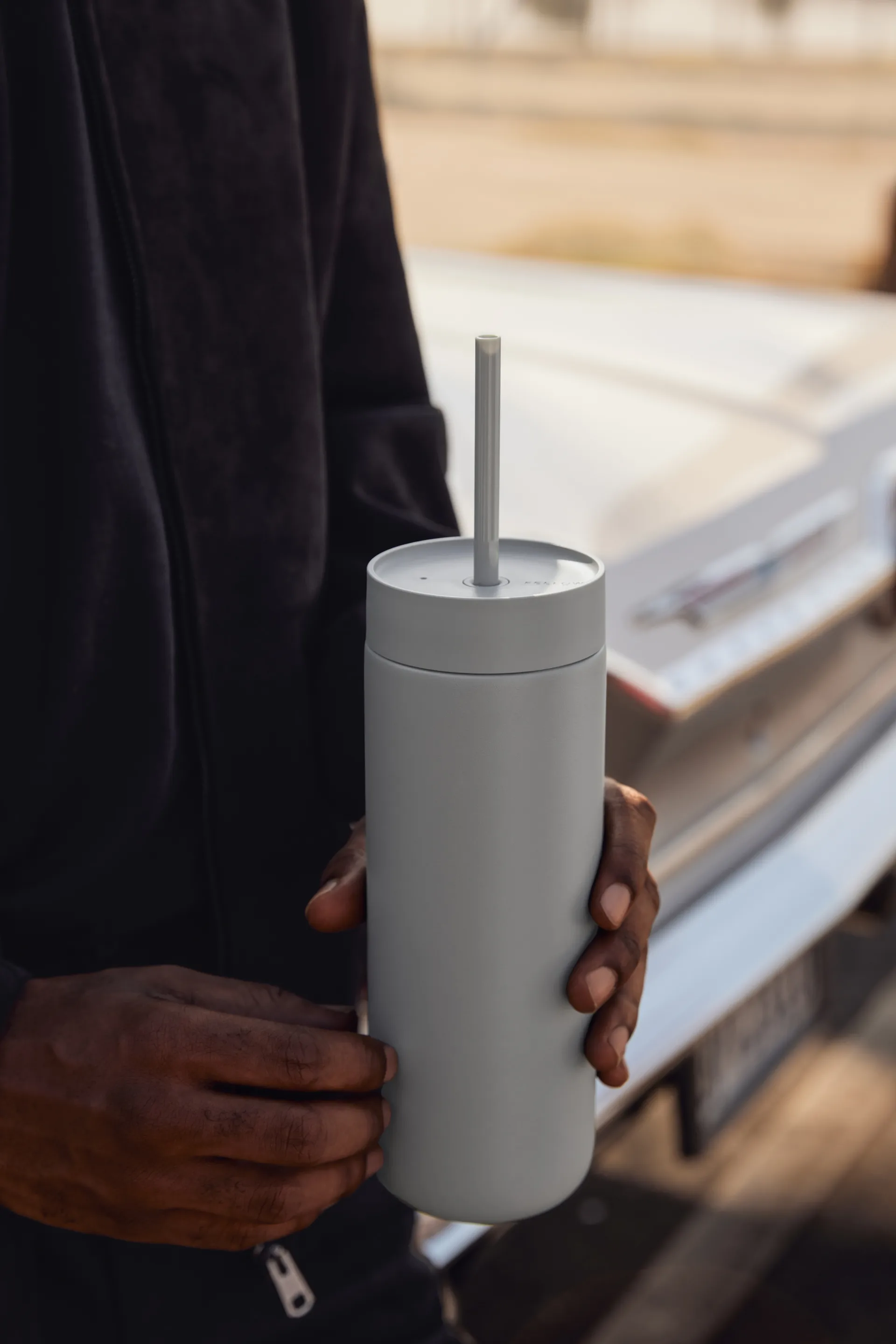 Taza térmica Carter Cold Mug 59 cl, Matte grey Fellow