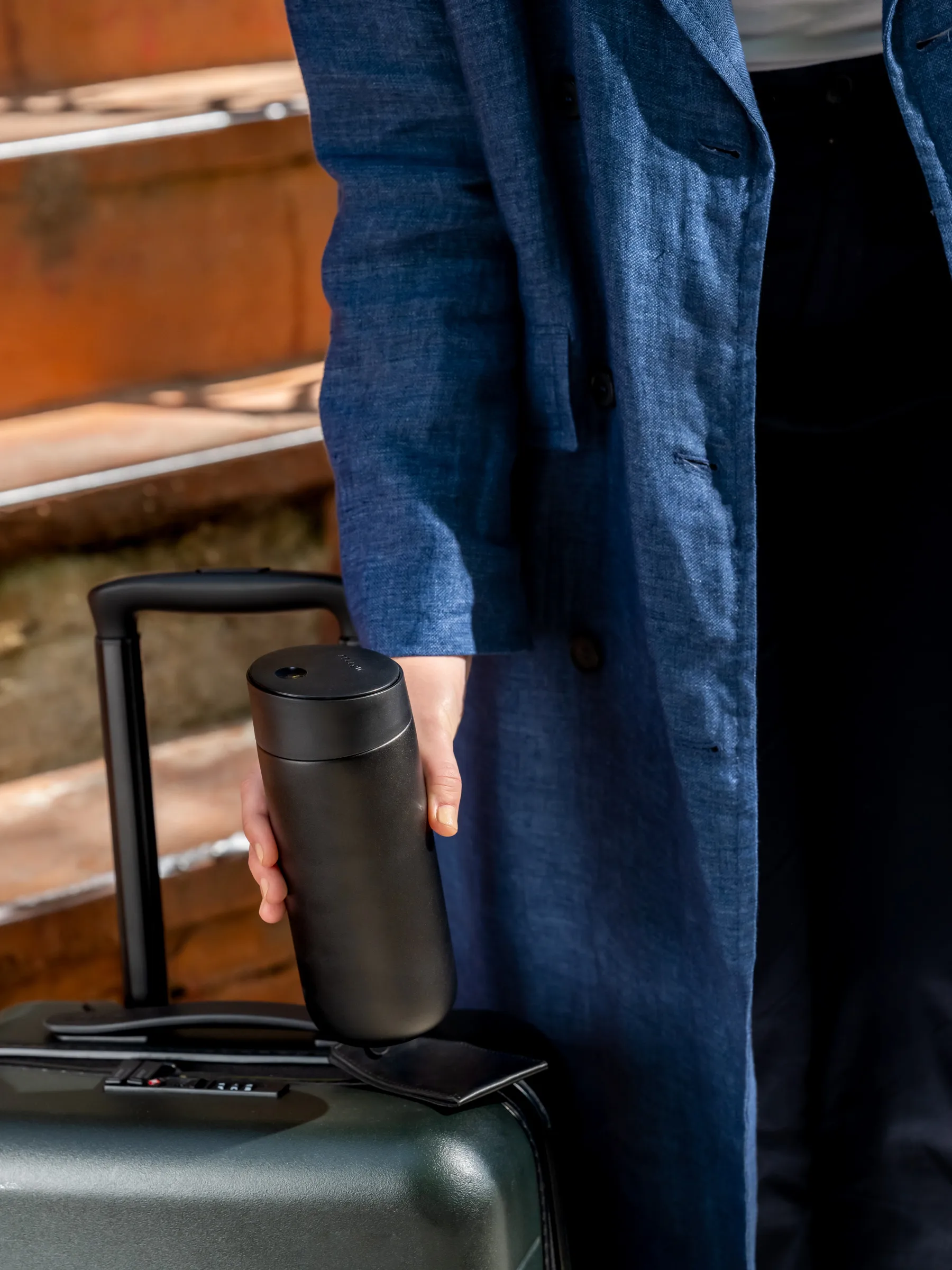 Taza térmica Carter con cierre deslizante 47 cl, Matte black Fellow