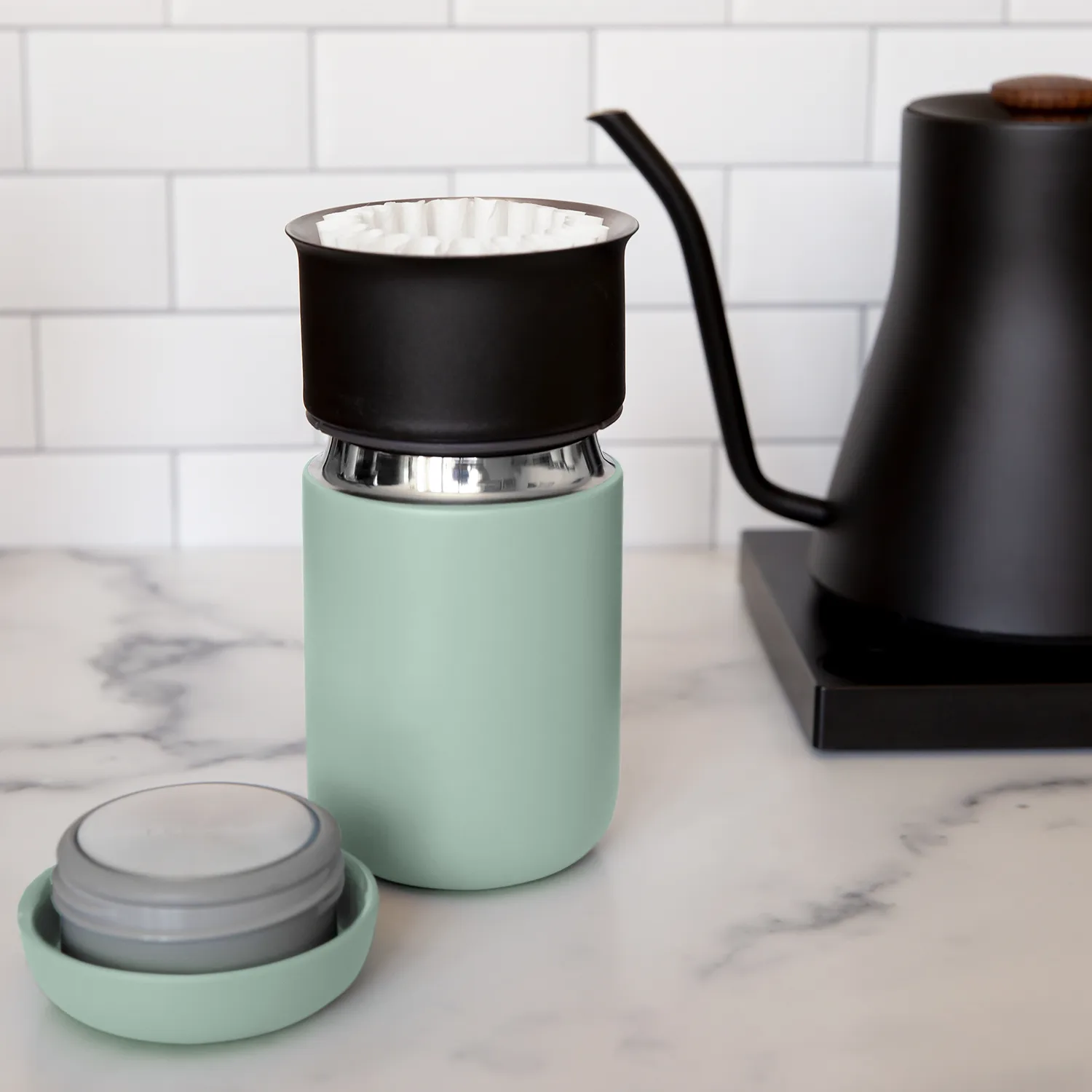 Taza térmica Carter con protección contra salpicaduras 35 cl, Mint chip Fellow